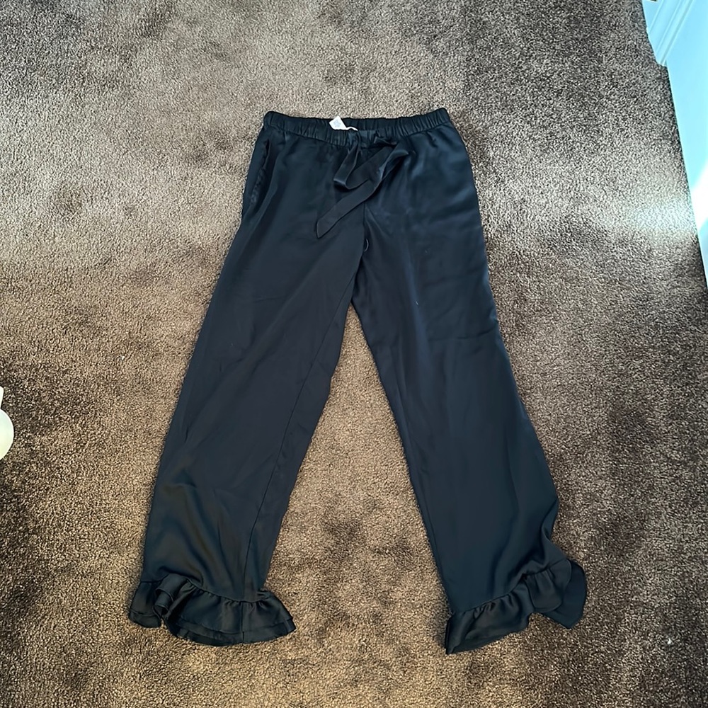 Victorias secret black pajama pants